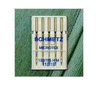 Schmetz  Microtex  №80;90;100;110 5 шт